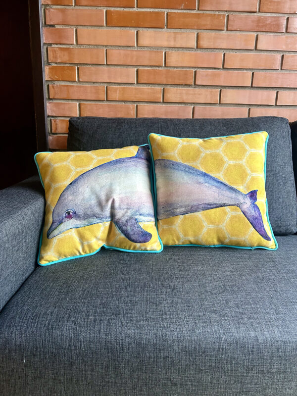 lobo_e_boto3 Kit 2 almofadas Mar de Brincar - LOBO MARINHO+BOTO